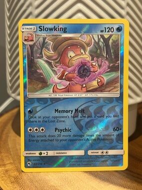 Pokemon Slowking, 2018, Reverse Holo, Collectible, Fan Favorite